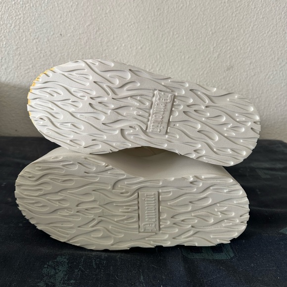 Demonia dolls kills white 5 strap platform boots size 8 - Picture 5 of 7